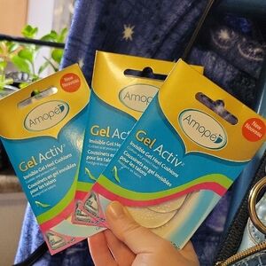 (One) Amope Gel Activ Invisible Gel Heel Cushions